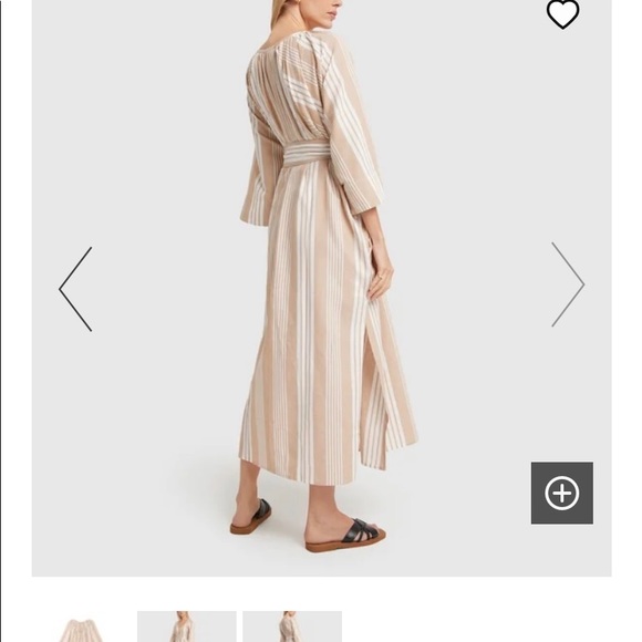 NWT Mara Hoffman Linen Maxi Dress Cover-up Sz S - Picture 2 of 8